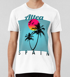 Altea Spain Summer Beach Sun Vacations Souvenir Tshirt T-shirt